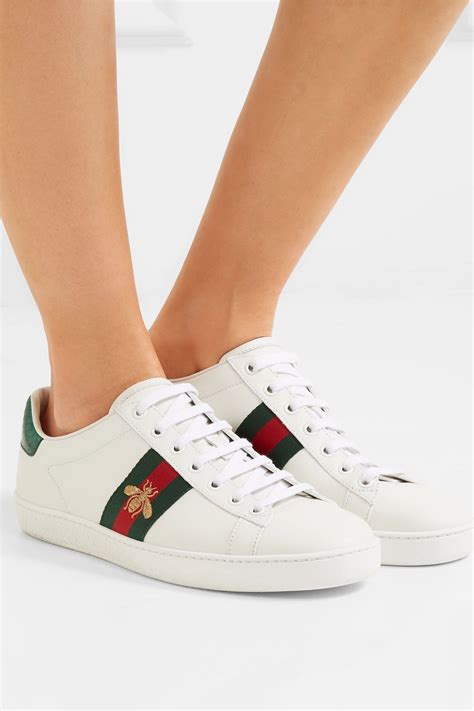 gucci leather bees|Gucci ace sneakers with bee.